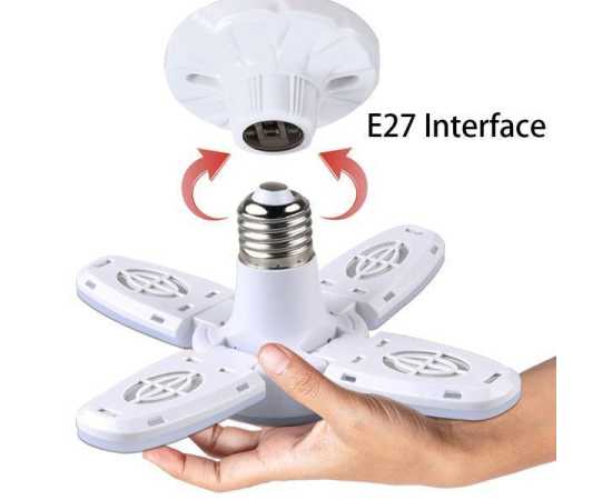 E27 Mini 28W Coo Led Folding Light Bulb 2800Lm - White