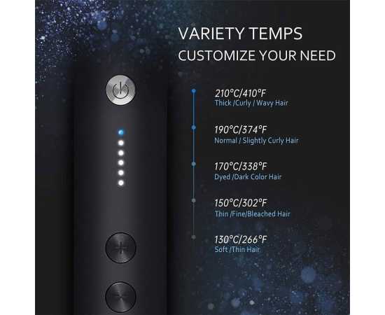 2 In 1 Ionic Straightening Brush With 3 Heat Levels