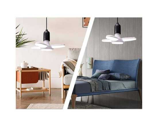 E27 Mini 28W Coo Led Folding Light Bulb 2800Lm - White