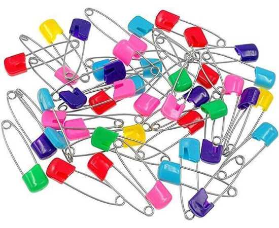 Pack Of 12 - Safety Pin For Baby 2 Inches Large Size Pin