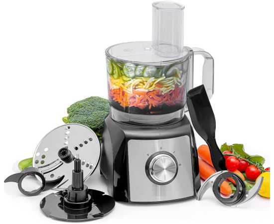 Panasonic 1200W Compact Food Processor  Multi-Functional Electric Chopper & Grater Attachments
