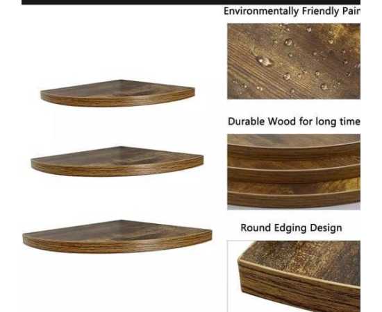 Hot Sale Floating Corner Shelves Wall Mounted Display Storage well Shelf