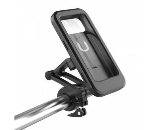 Bicycle Mobile Phone Holder Waterproof Handlebar 360 Rotatable