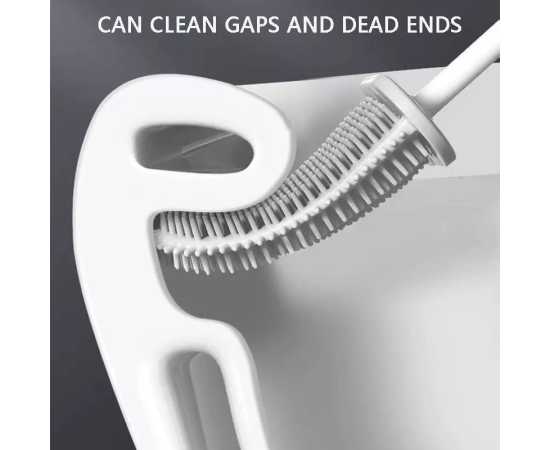 Multi Functional Silicone Toilet Brush & Holder