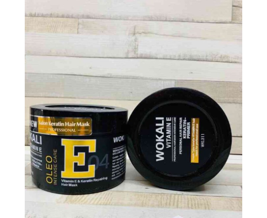 Wokali Vitamin E - Keratin Professional Hair Mask 500ML