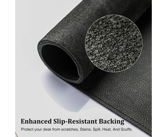 Leather Desk Pad Keyboard Mouse Pad Desk Protector Mat