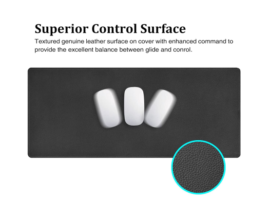 Leather Desk Pad Keyboard Mouse Pad Desk Protector Mat