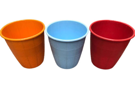 Color Textured Dust Bin - 1 Piece