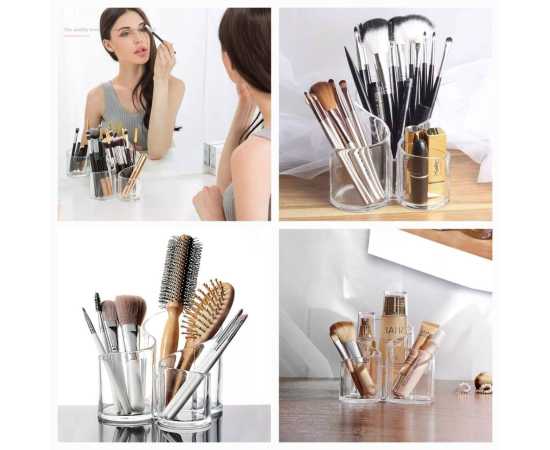 Cosmetic Organizer Brush Holder Acrylic Cosmetics Organizer
