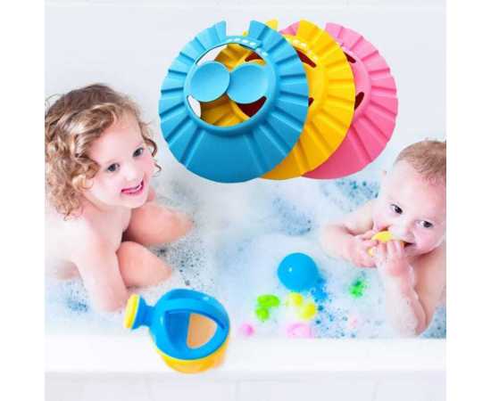 Baby Shower Cap Adjustable Ear Protection Safe Children Kids