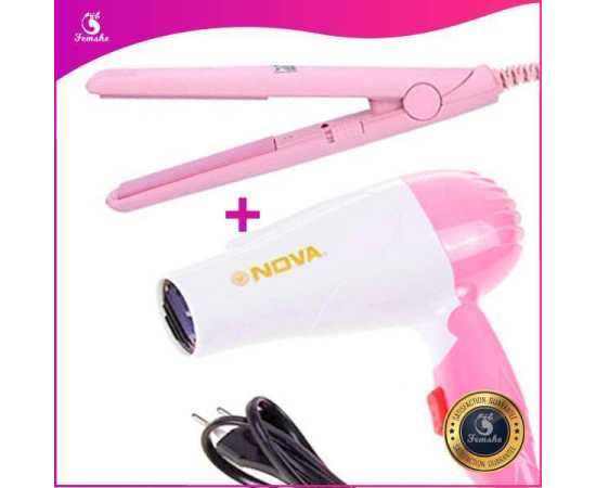 Pack of 2 Hair Dryer Hair Straightener