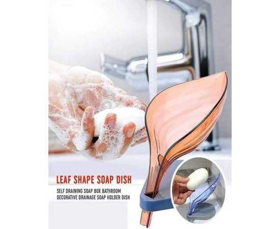 Leaf Shape Decorative Drainage Soap Holder