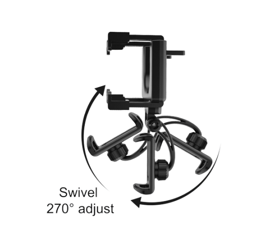 Adjustable Car Rearview Mirror Mount Mobile Phone Holder Stand