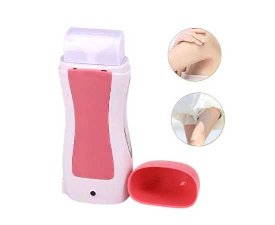 Hair Remover Depilatory Wax Heater With Wax Paper, Wax Roller -  Pack of 3