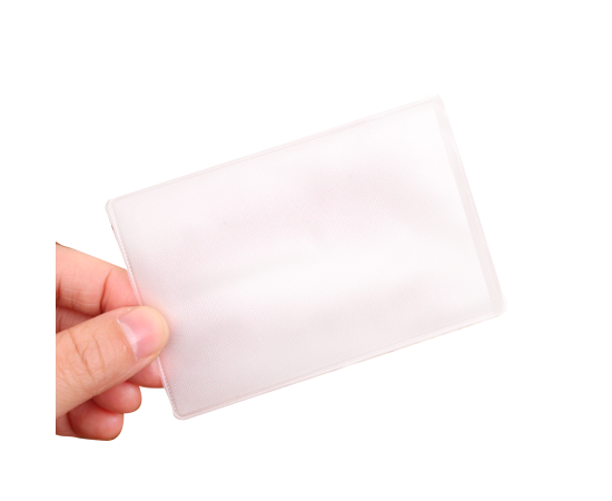 Atm Card Pouch - White - Pack Of 10 Pieces