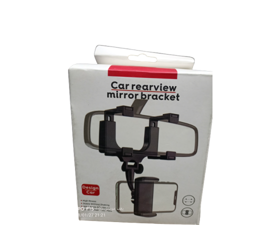 Adjustable Car Rearview Mirror Mount Mobile Phone Holder Stand