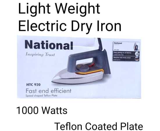 Electroginal Home Electric Deluxe Dry Iron Light Weight