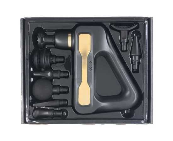 Original Blueidea Electric Massage Gunn 32 Level Fascial Gunn With 8 Massage Heads - Bld-888