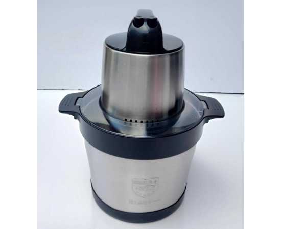 Portable Chopper 6 Litre Stainless Steel Electric Meat Grinder Heavy Duty - 4500 Watts