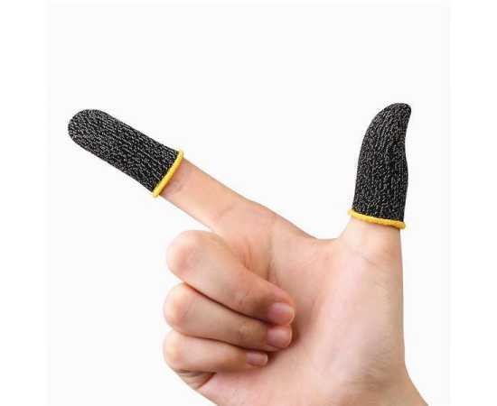Anti Sweat Breathable Thumb & Finger Gloves Sleeves for PUBG - 1 Pair