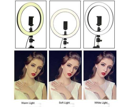 Ring Light 26cm with 7.5ft Tripod Stand