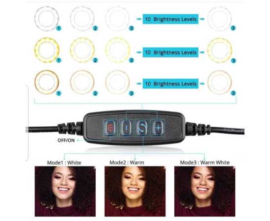 Ring Light 26cm with 7.5ft Tripod Stand