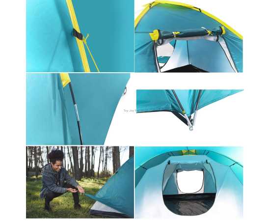 68090 Bestway Tent 3 Person Pavillo ActiveMount 3 Tent (11'6" x 7'10" x 51")