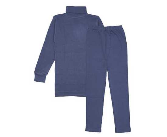 Baby High Neck Thermal Wear Suit - Grey