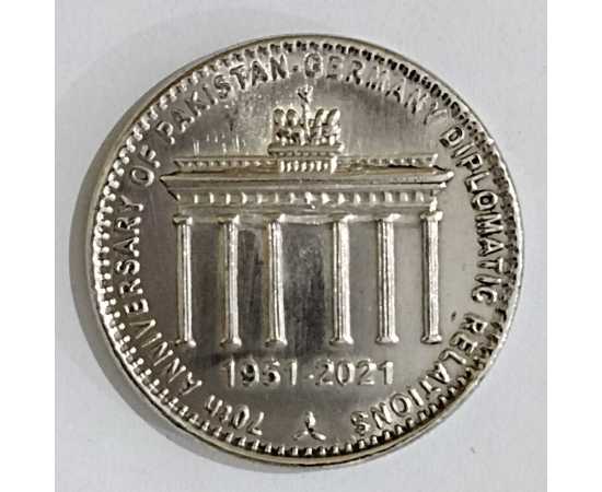 ​Pakistan Rs70 Coin - Diplomatic relations with Germany
