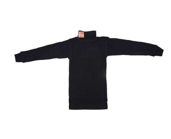 Baby High Neck Thermal Wear Suit - Black