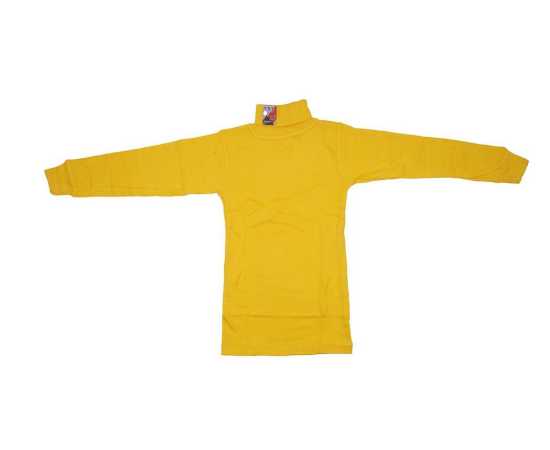 Baby High Neck Thermal Wear Suit - Yellow
