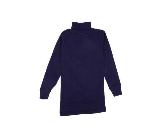 Baby High Neck Thermal Wear Suit - Dark Blue