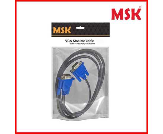 Vga Monitor Cable Male To Male  For Pc Computer - Black
