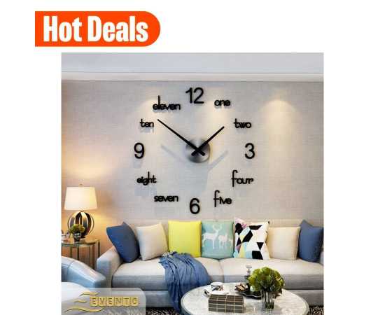 3D DIY Wall Clock