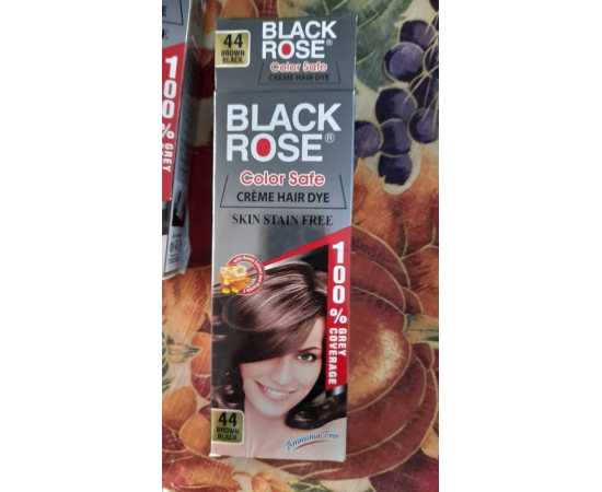 Black Rose Grey Hair Color Skin Stain Free