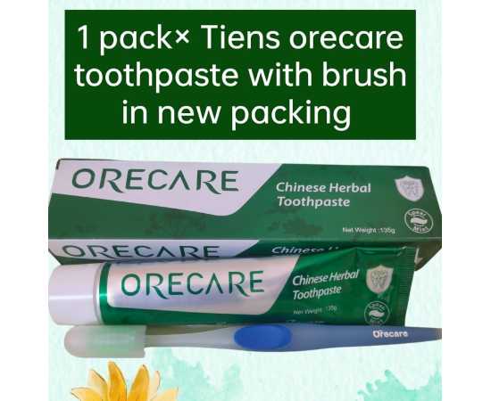 Tiens Orecare Herbal Toothpaste With Brush - 135g