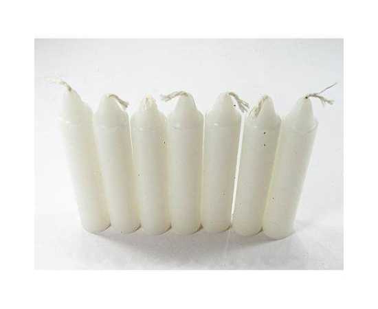 White Candles- 6 Inch