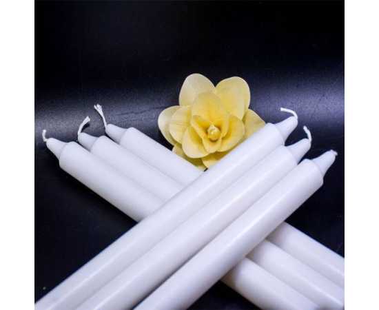 White Candles- 6 Inch