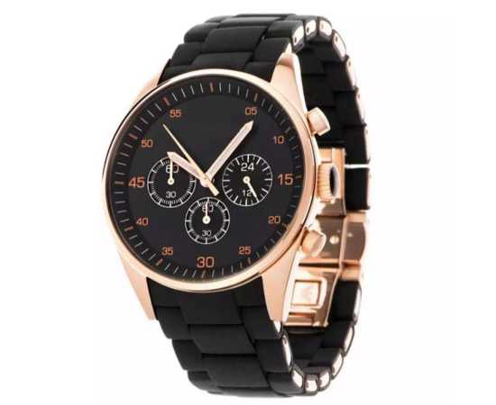 Classic Wrist Watch For Men - Black