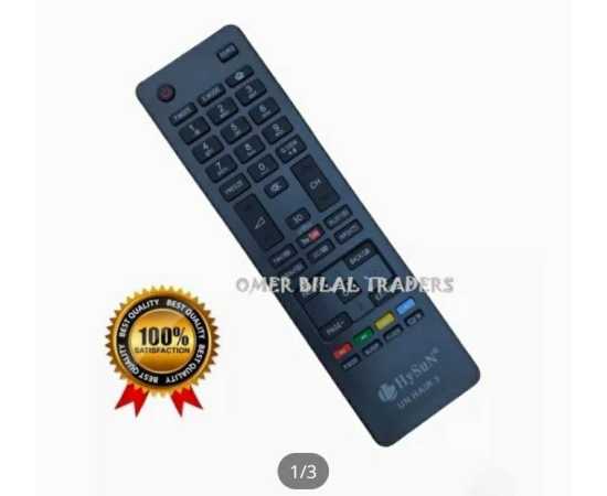 Haier Lcd & Led, Tv Remote Control - Black