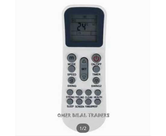 EcoStar Dc Inverter Ac Remote Control - White
