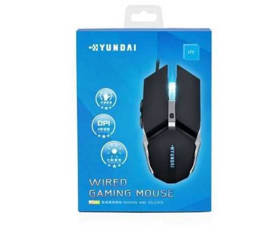 Hyundai Hy310 Wired 6 Button Optical Mouse With Rainbow Backlight