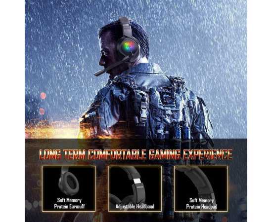 Onikuma K19 Professional Gaming Headset with Enticing RGB Lights