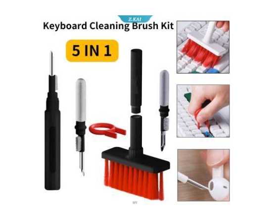 Multi-Function 5 In 1 Keyboard Cleaning Brush Kit