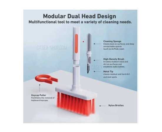 Multi-Function 5 In 1 Keyboard Cleaning Brush Kit