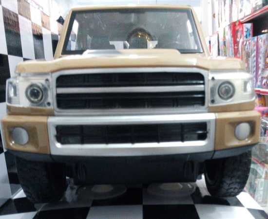 Rechargeable Remote Control Land Cruiser Army Jeep Toy For Kids