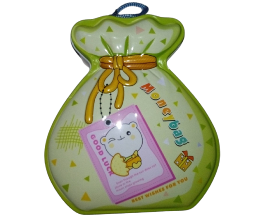 Small Green Money Box For Kids