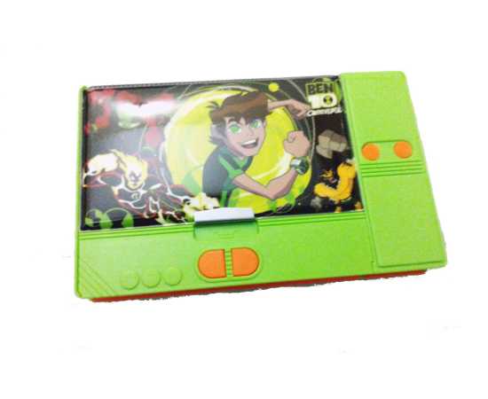 Ben 10 Print Large Button Fancy Pencil Box For Kids