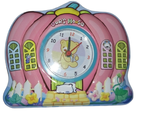 House Clock Money Box For Kids