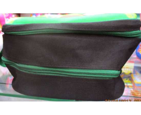 3D-Cartoon Character Ben Ten School Bag - Black & Green